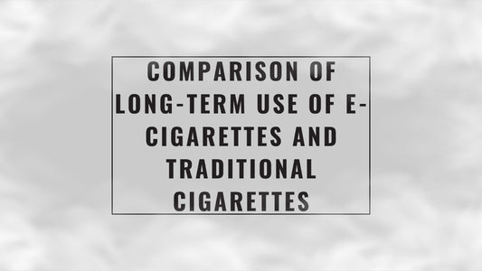 Comparison of Long-Term Use of E-Cigarettes and Traditional Cigarettes